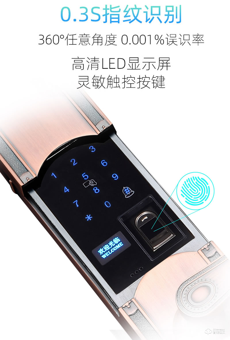 揚子智能鎖 T06豪華別墅式智能鎖