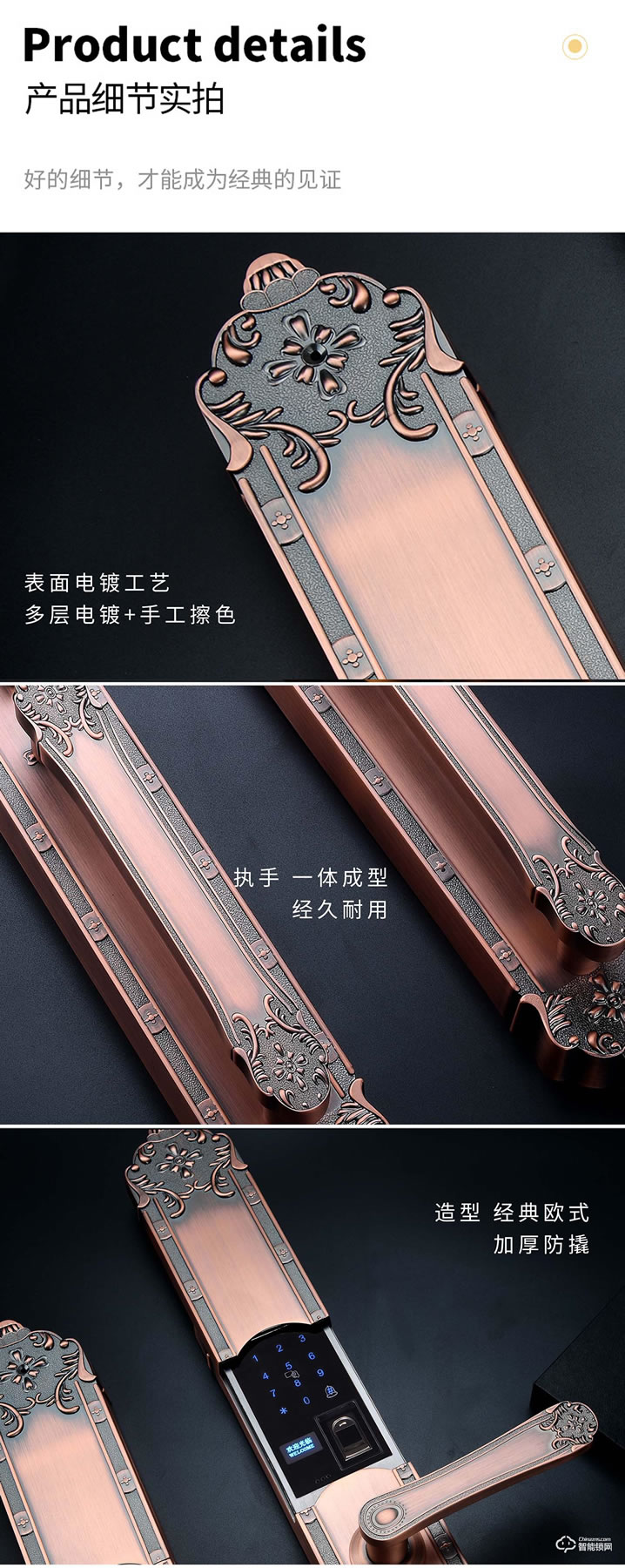 揚子智能鎖 T06豪華別墅式智能鎖