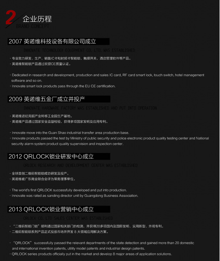 英諾維智能鎖 智能感應鎖全銅制造、豪華執手