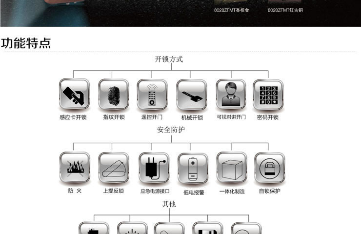 同創(chuàng)新佳智能鎖 家用智能密碼防盜鎖