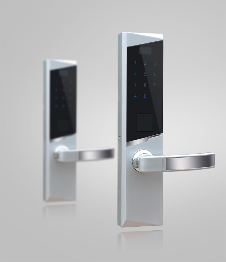 天智指紋鎖 家庭智能門鎖 直板電子密碼鎖