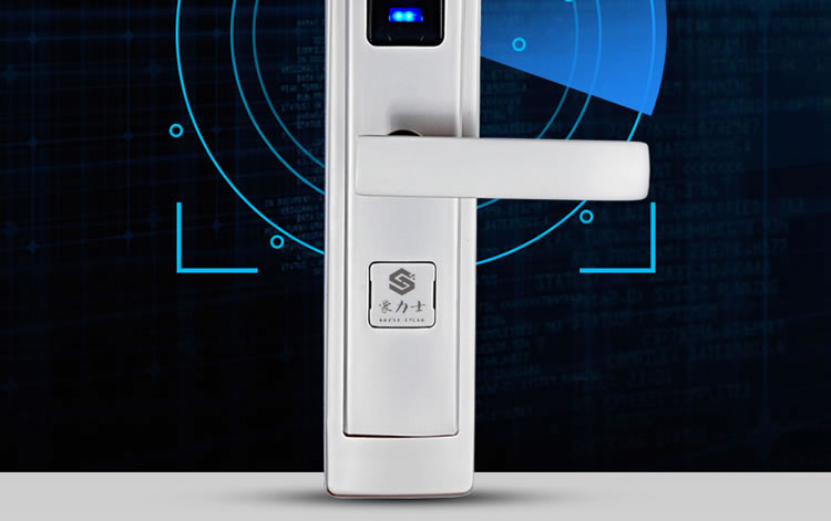 豪力士智能鎖指紋鎖 D5688F家用防盜門密碼磁卡感應電子鎖