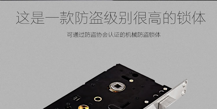 豪力士智能鎖指紋鎖 D5688F家用防盜門密碼磁卡感應電子鎖