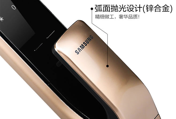 三星指紋鎖DP728 推拉手機(jī)開門電子鎖