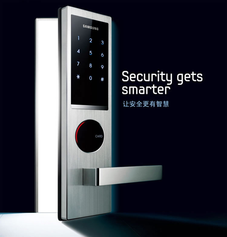 三星電子密碼鎖H635 防盜家用門鎖