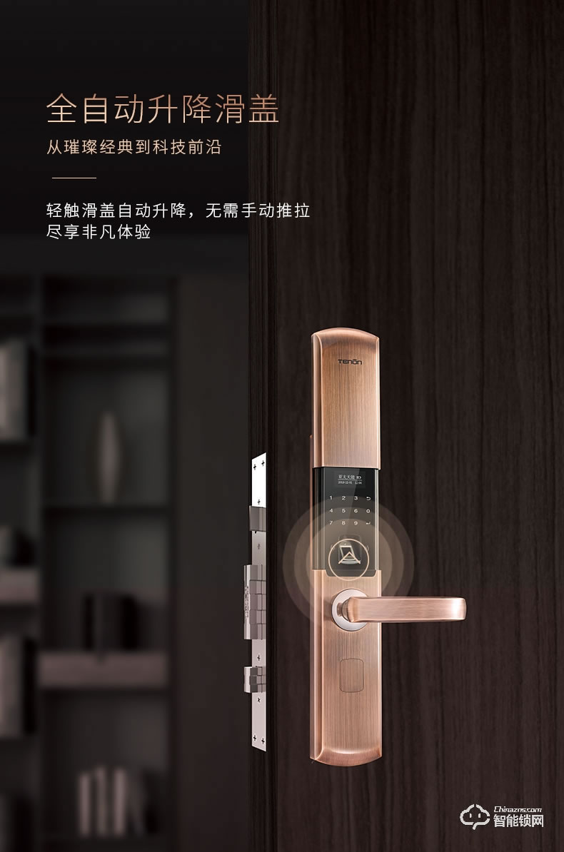亞太天能智能鎖 T109家用防盜門指紋密碼鎖 