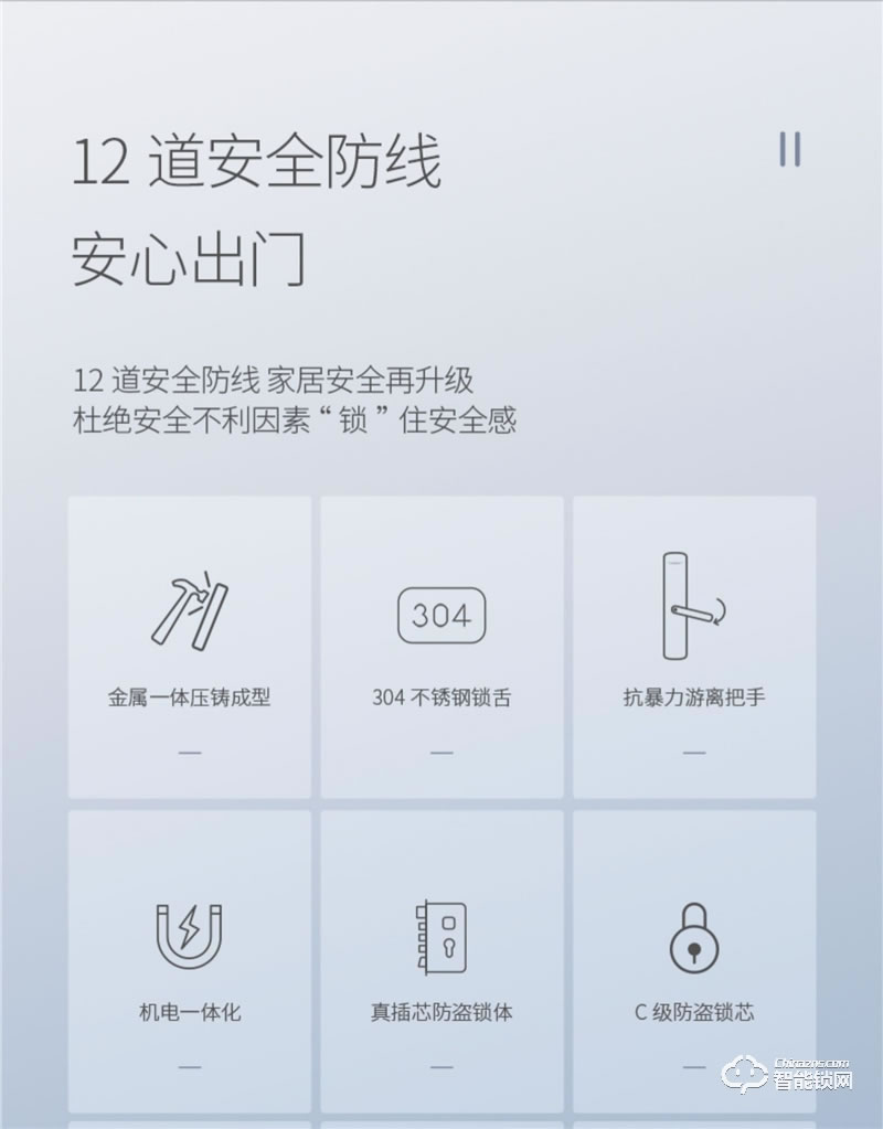 亞太天能智能鎖 E3家用防盜門全自動密碼鎖