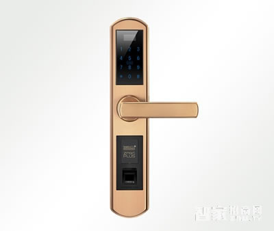 智家人智能指紋鎖 電子門鎖家用 入戶門智能鎖