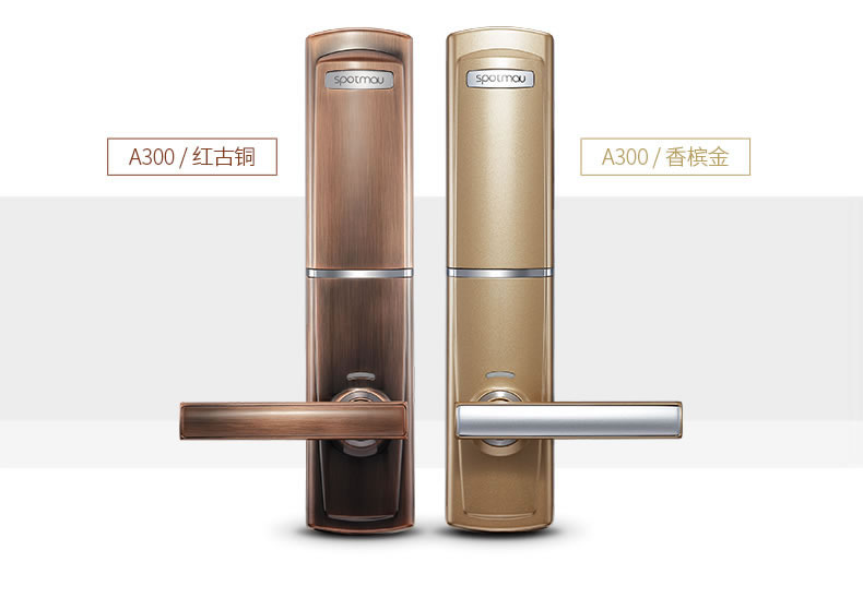 斑點貓智能鎖 智能電子密碼鎖 滑蓋指紋鎖