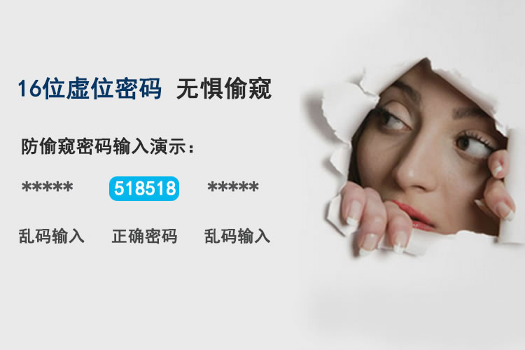 多特光學(xué)指紋鎖 公寓大門智能門鎖