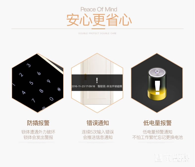 歐索爾智能鎖 指紋鎖密碼鎖 手機感應開鎖