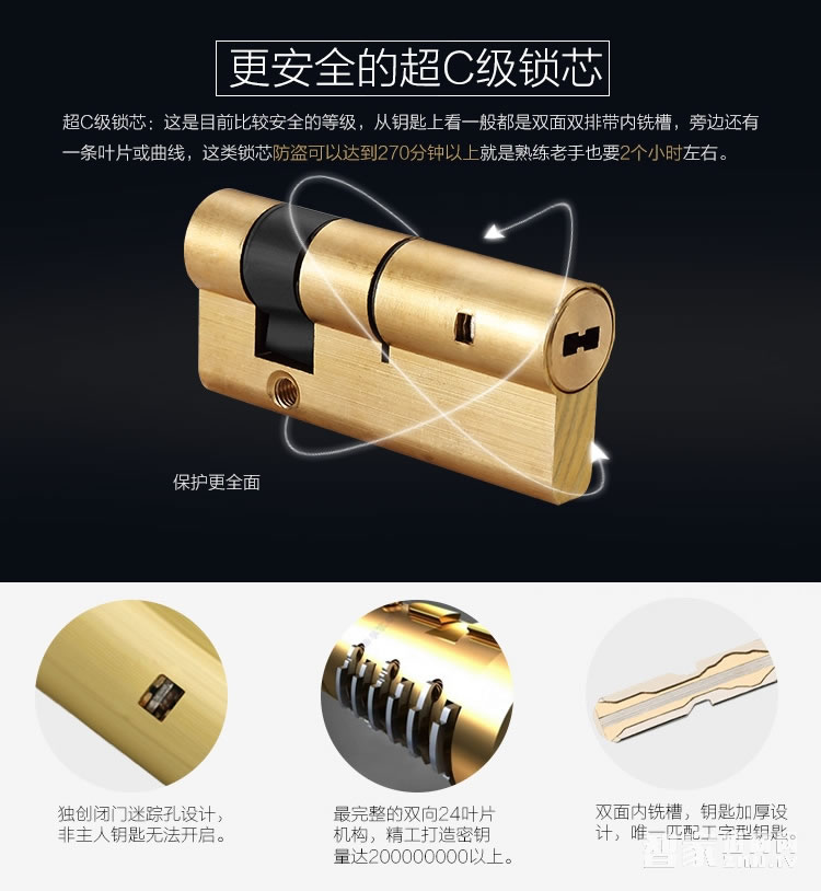 華府指紋密碼鎖 別墅滑蓋電子防盜門鎖