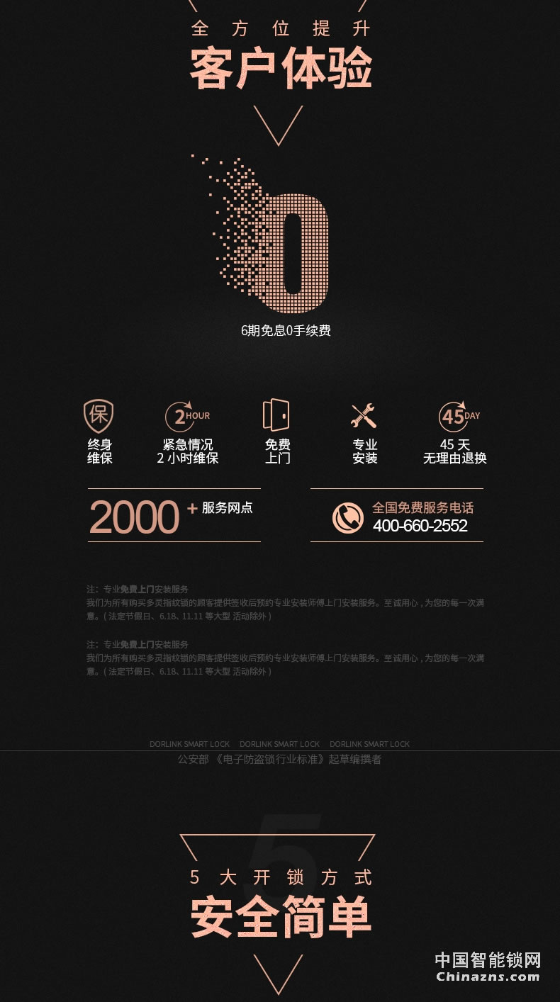 多靈全自動(dòng)指紋鎖S9 家用防盜門密碼酒店門鎖智能鎖