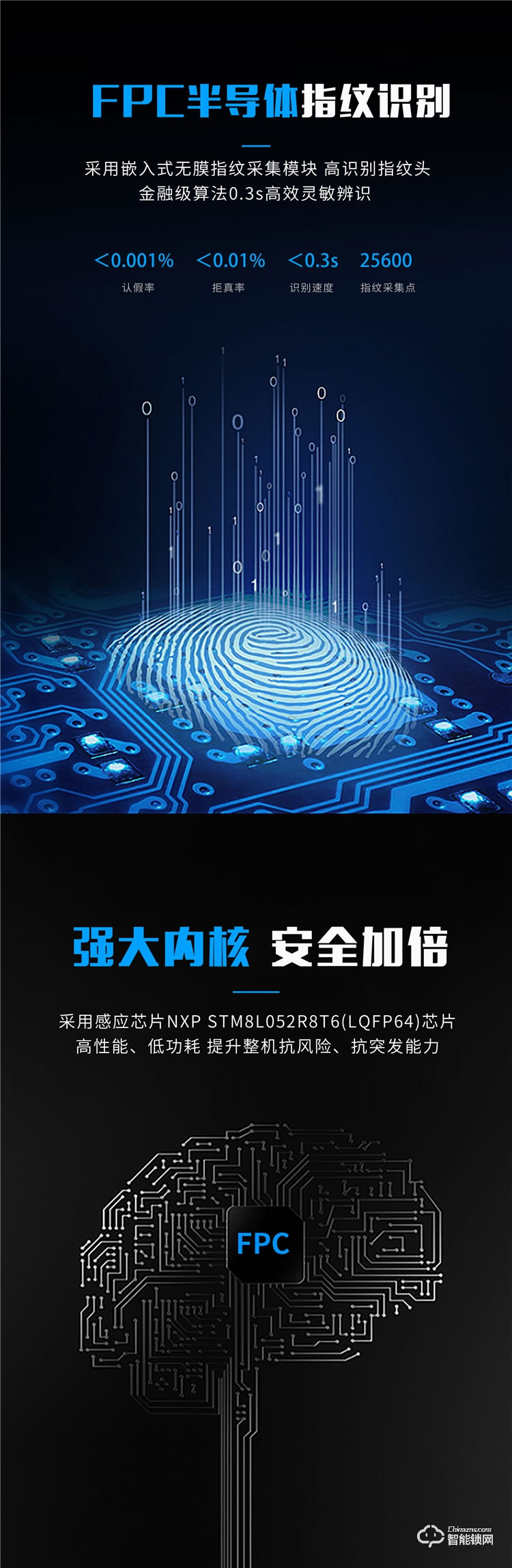 揚子智能鎖 Q8家用防盜門推拉式智能門鎖