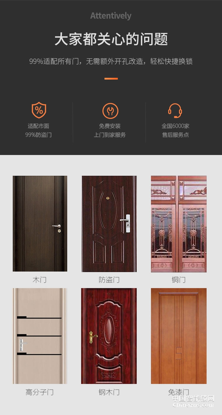 e家鎖A1智能鎖 家用辦公室防盜指紋鎖密碼鎖刷卡鎖