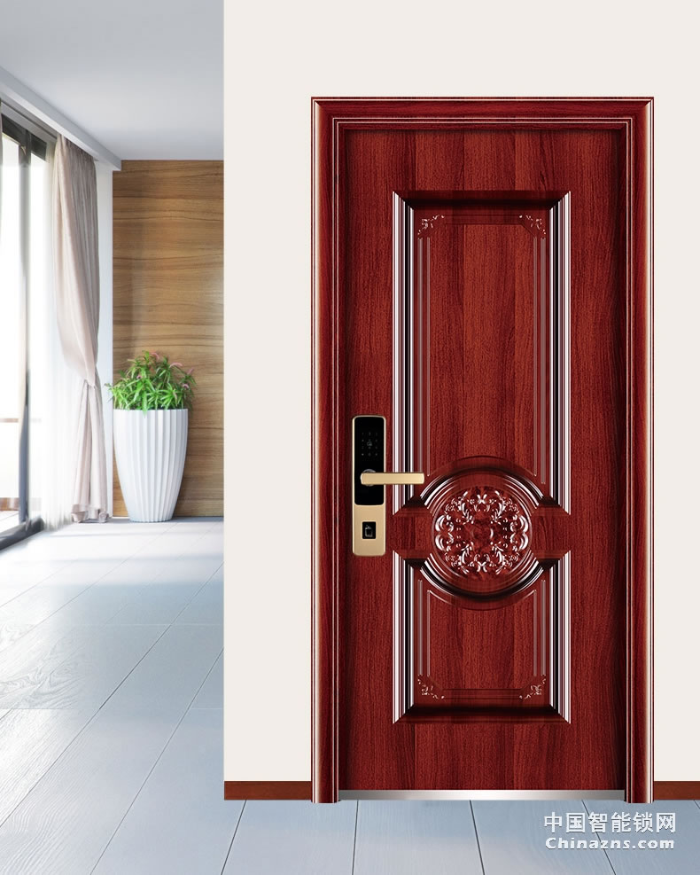 YGS指紋鎖家用智能鎖防盜門鎖智能鎖電子門鎖 大門鎖感應8870