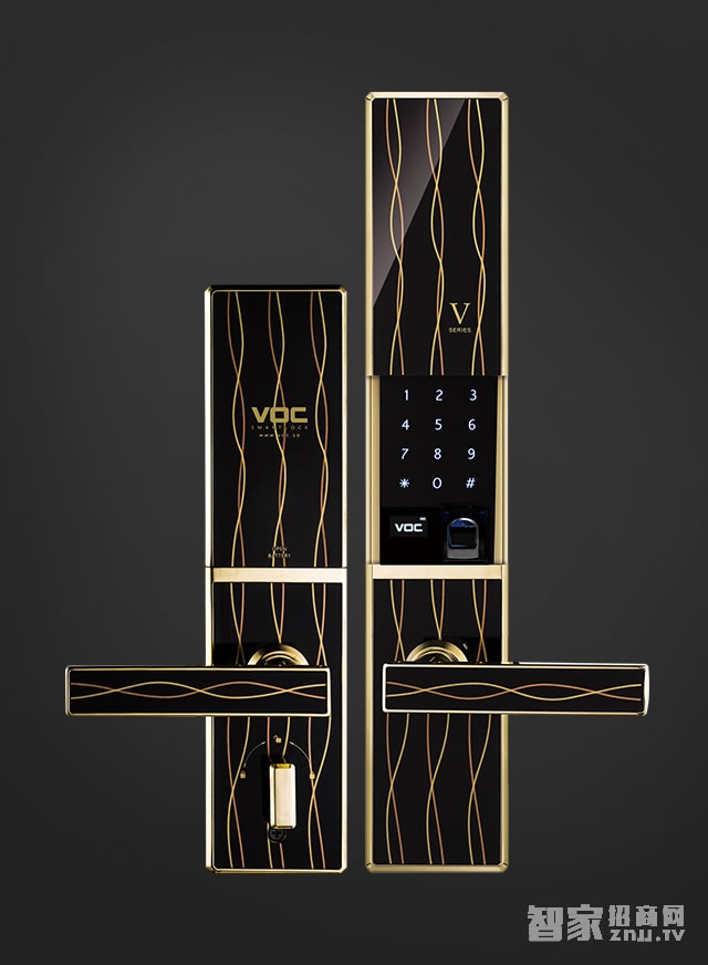 voc瑞典進口V7701指紋密碼鎖 多重開鎖方式