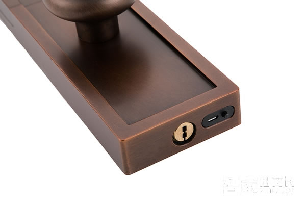 艾棲指紋鎖 家用純銅系列 電子智能門鎖