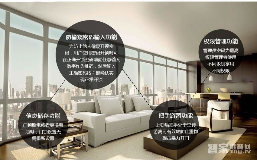 歐索爾智能鎖玻璃門指紋鎖 辦公智能電子密碼鎖