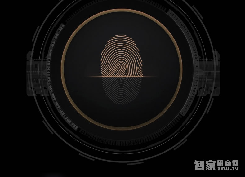 歐索爾智能鎖玻璃門指紋鎖 辦公智能電子密碼鎖