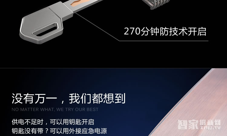 智能屋指紋鎖 防盜門智能鎖