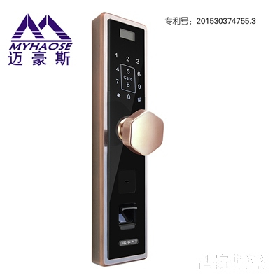 靈寶家用智能指紋鎖 電子感應(yīng)刷卡鎖