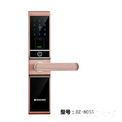 靈寶別墅指紋密碼鎖 入戶門電子磁卡鎖