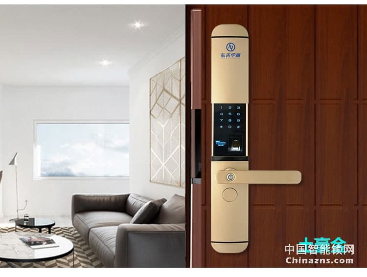 弘吉宇嘉X7全自動指紋鎖密碼鎖智能刷卡鎖防盜門鎖