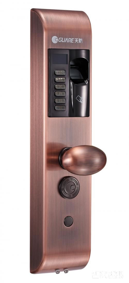 薩菲爾智能活體指紋鎖 滑蓋防盜門鎖E8