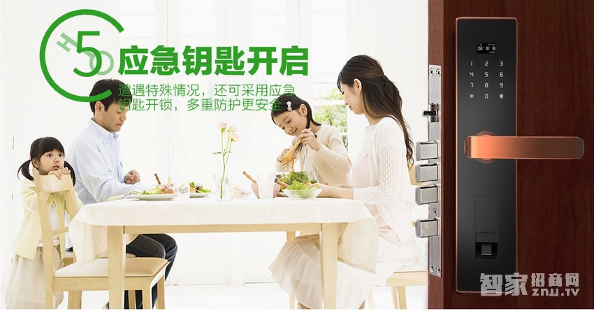 薩菲爾智能指紋鎖F03 家用電子密碼鎖