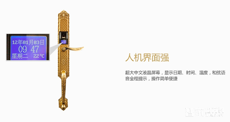 施肯洛克智能鎖 別墅滑蓋智能鎖 電子密碼鎖