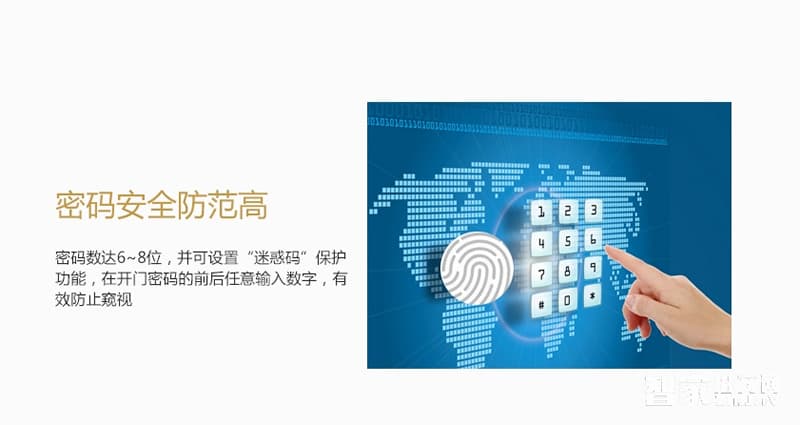 施肯洛克智能鎖 別墅滑蓋智能鎖 電子密碼鎖