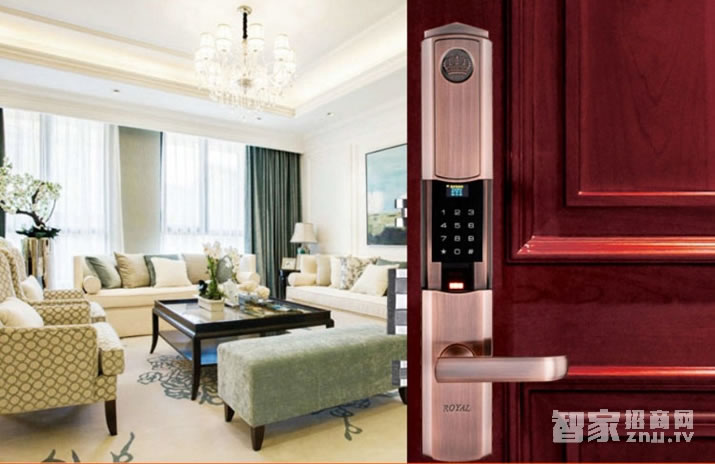 方潤斯別墅智能指紋鎖 大門室內電子密碼鎖