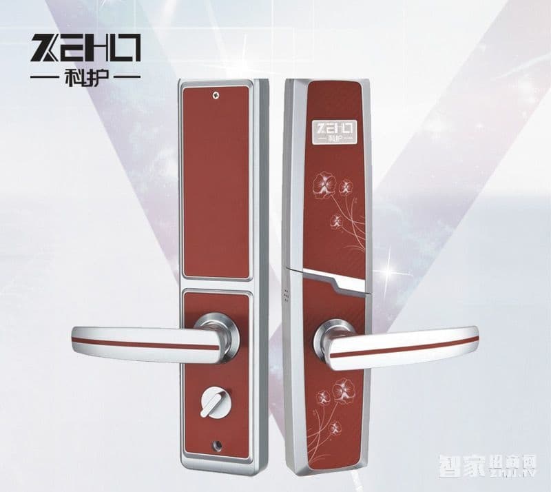 科護智能鎖 家用指紋鎖 滑蓋電子密碼鎖