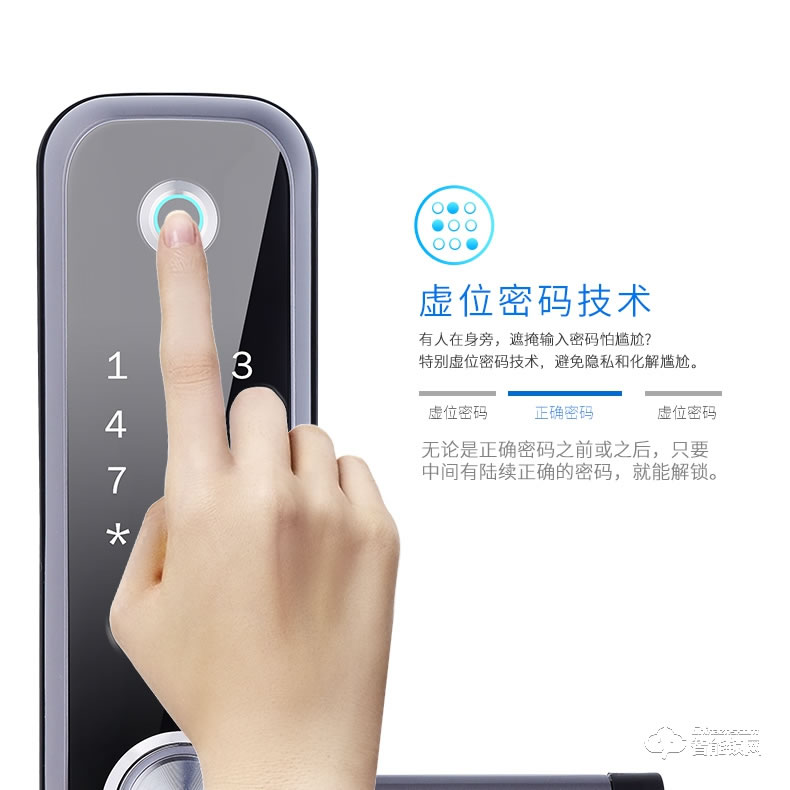 索伯菲指紋鎖 311家用防盜門鎖具密碼鎖