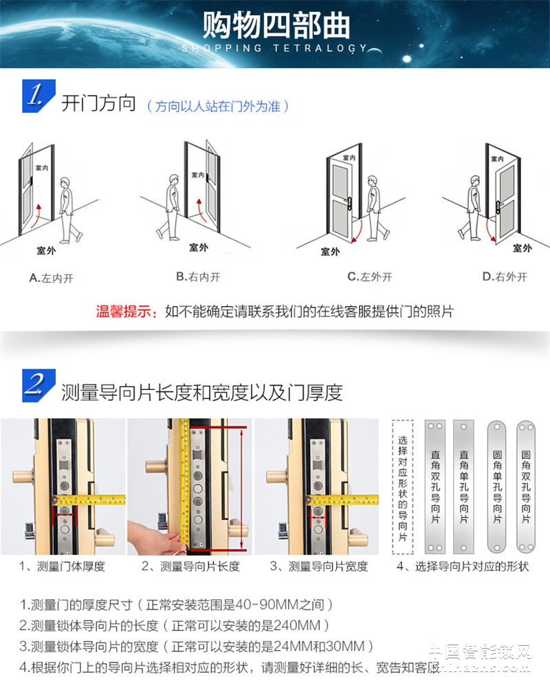 邦派智能指紋鎖 電子鎖密碼鎖刷卡鎖 防盜門鎖