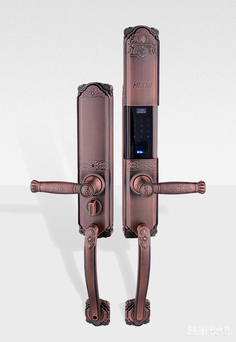 科裕鈦合金智能鎖 OLED觸屏密碼鎖