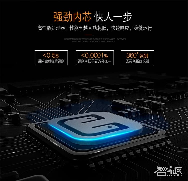 特工狗指紋鎖防盜門電子密碼鎖 刷卡感應鎖 智能門鎖 典雅黑TGG-6866