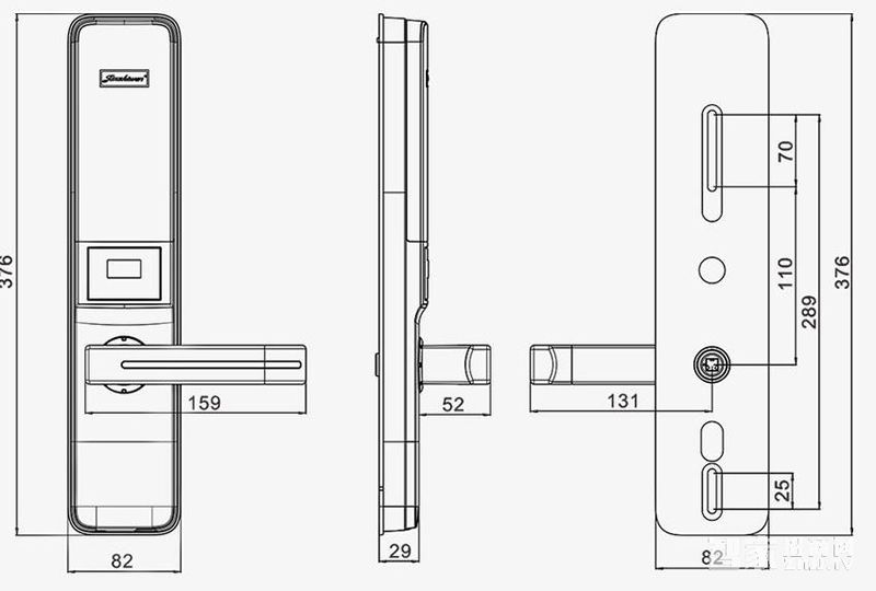 金安盾電子卡鎖 酒店賓館磁卡鎖