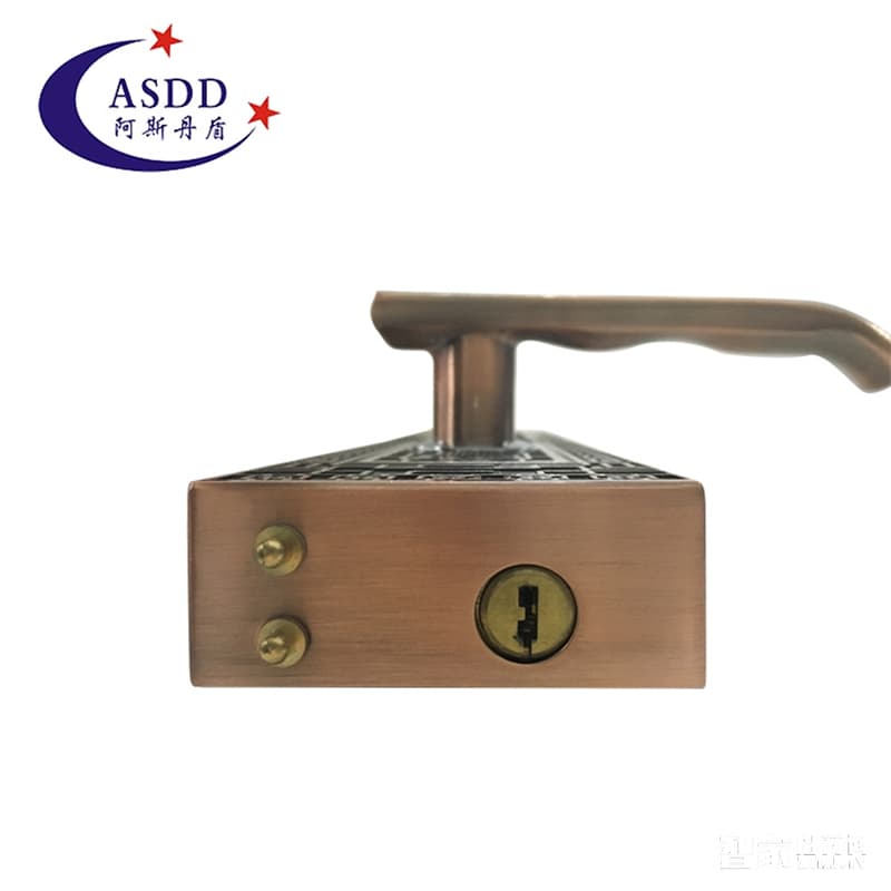 阿斯丹盾復古滑蓋智能鎖 別墅指紋密碼鎖