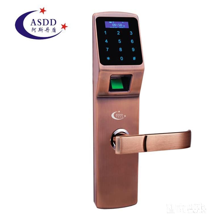 阿斯丹盾指紋密碼鎖 四合一開門方式