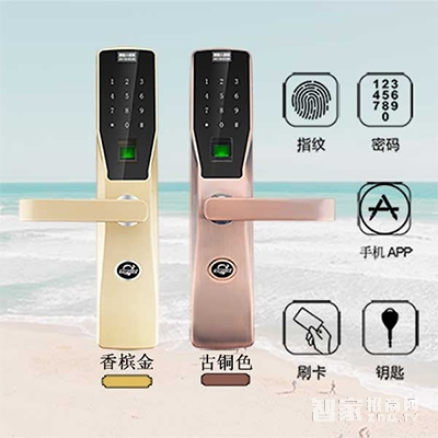 堅甲衛(wèi)士跑車款指紋鎖密碼鎖 刷卡鎖手機(jī)APP開鎖