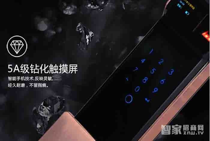 堅甲衛士全自動仿三星指紋鎖 刷卡滑蓋鎖