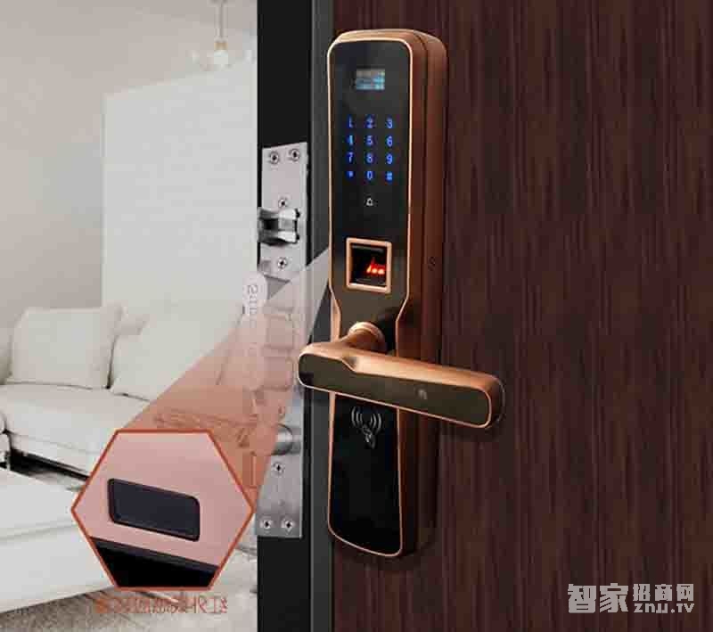 堅甲衛(wèi)士全自動四合一指紋鎖 防盜智能門鎖