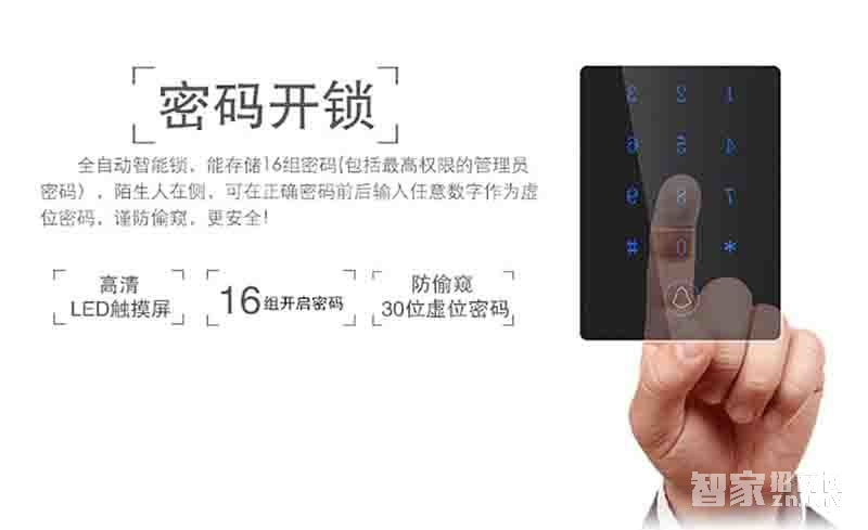 堅甲衛(wèi)士全自動四合一指紋鎖 防盜智能門鎖