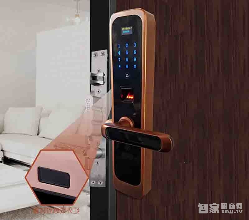 堅甲衛士紅外全自動智能指紋鎖 直板刷卡鎖