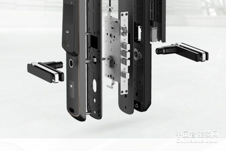 名門人臉識別全自動智能門鎖 家用防盜門電子鎖遠程開門電子門鎖F8