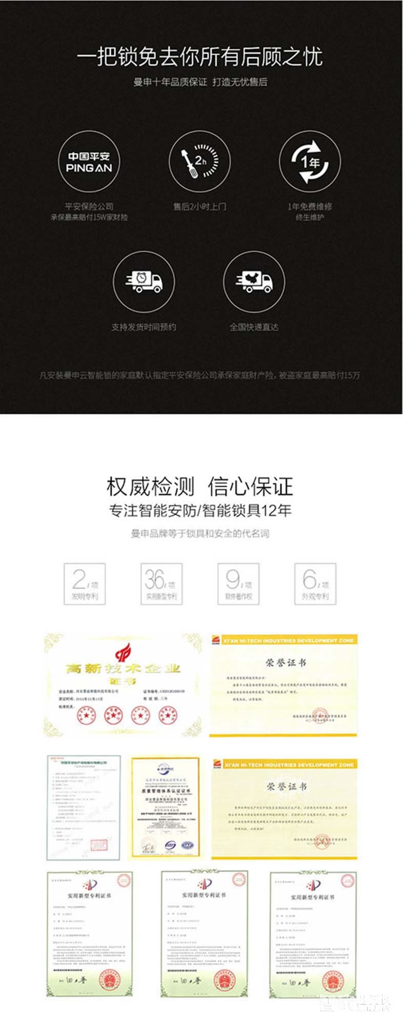 曼申智能鎖智能感應模塊 智能鎖芯