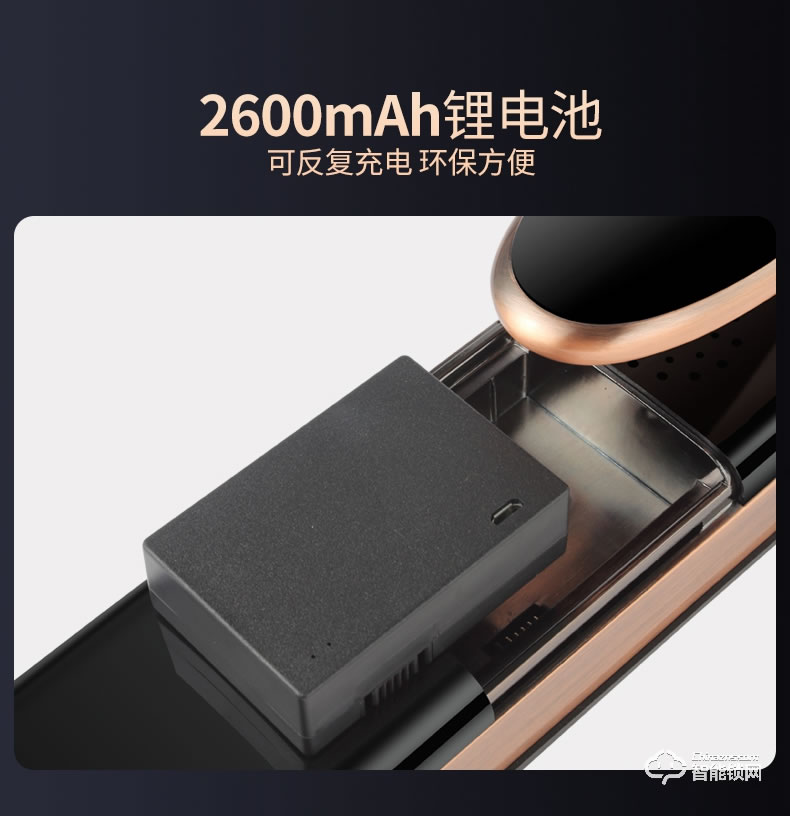 朗菲智能鎖 全自動推拉式智能貓眼鎖