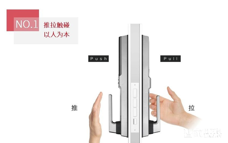 紐威爾指紋鎖 智能鎖金屬銀、三種開鎖方式/6大核心功能